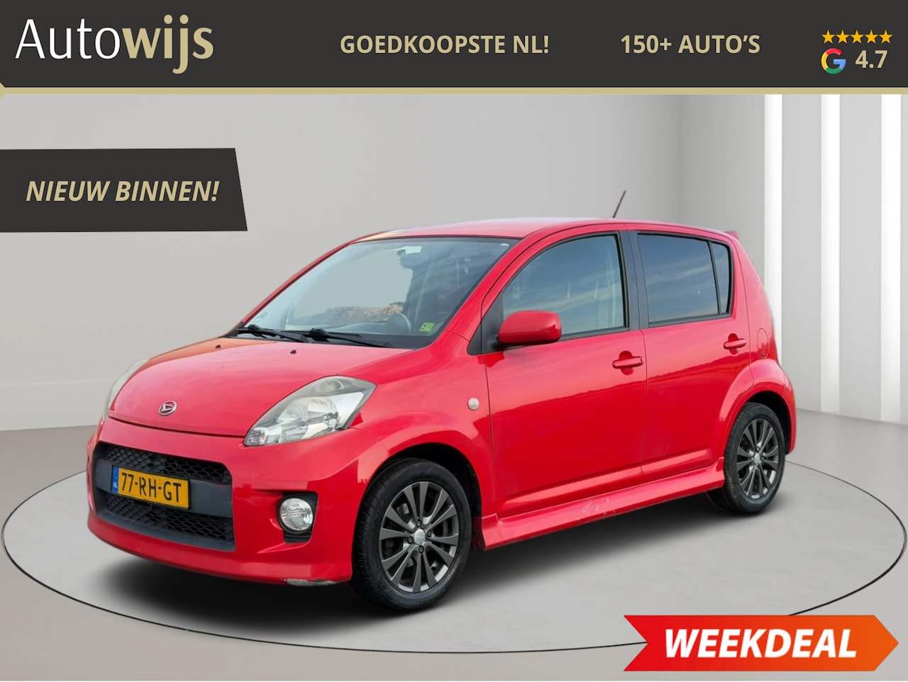 Daihatsu Sirion 2 - 1.3-16V Comfort|AIRCO|NL AUTO|LM-VELG|APK DEC-2026 - AutoWereld.nl