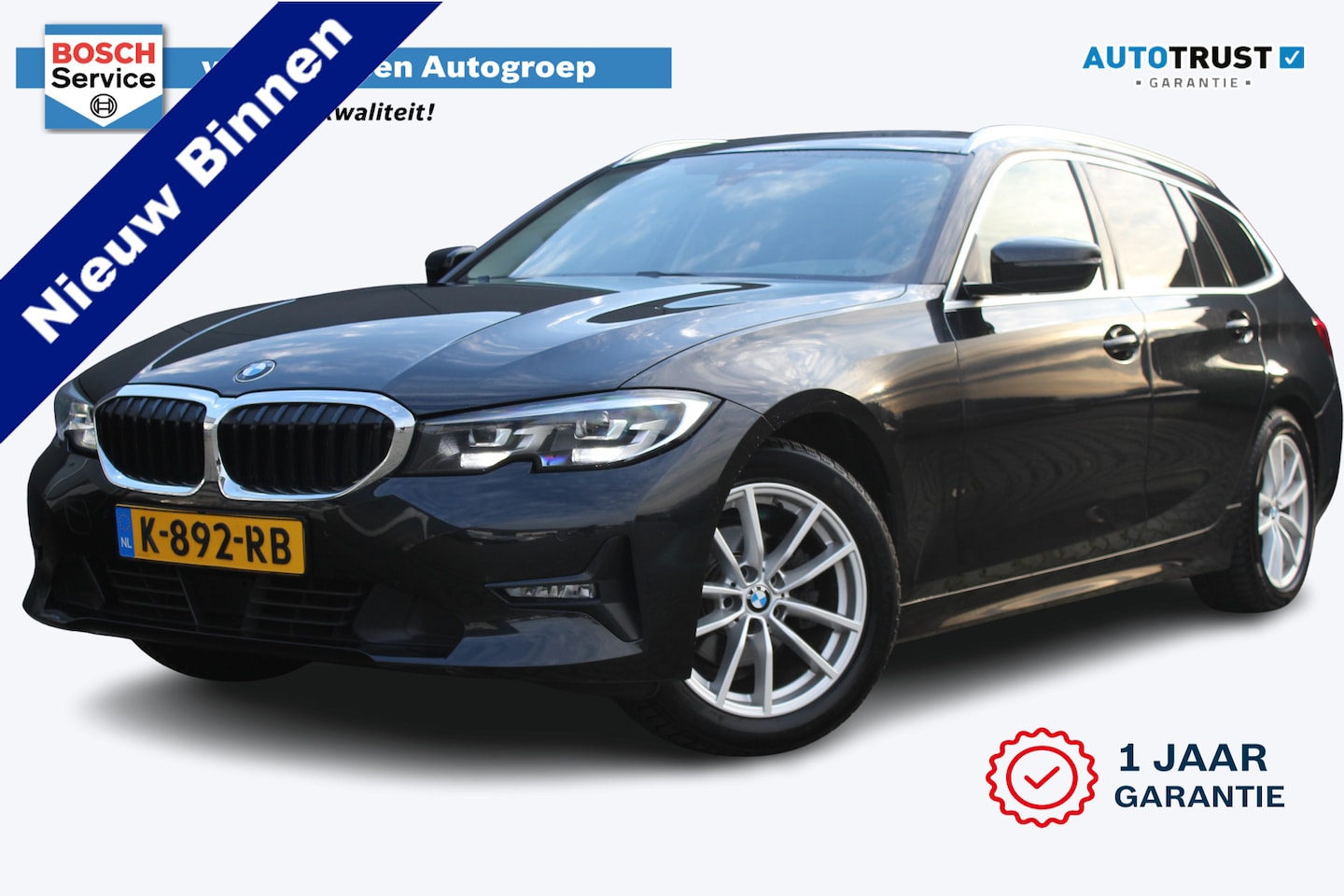 BMW 3-serie Touring - 318i High Executive | Incl. 12 maanden garantie | Trekhaak elektrisch uitklapbaar | Harman - AutoWereld.nl