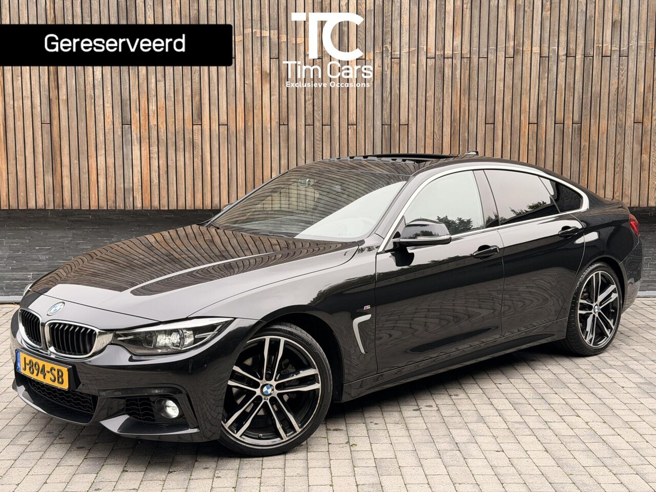 BMW 4-serie Gran Coupé - 418i M Sport Àutomaat | Open dak | LED verlichting | Lederen bekleding | Stoelverwarming | - AutoWereld.nl
