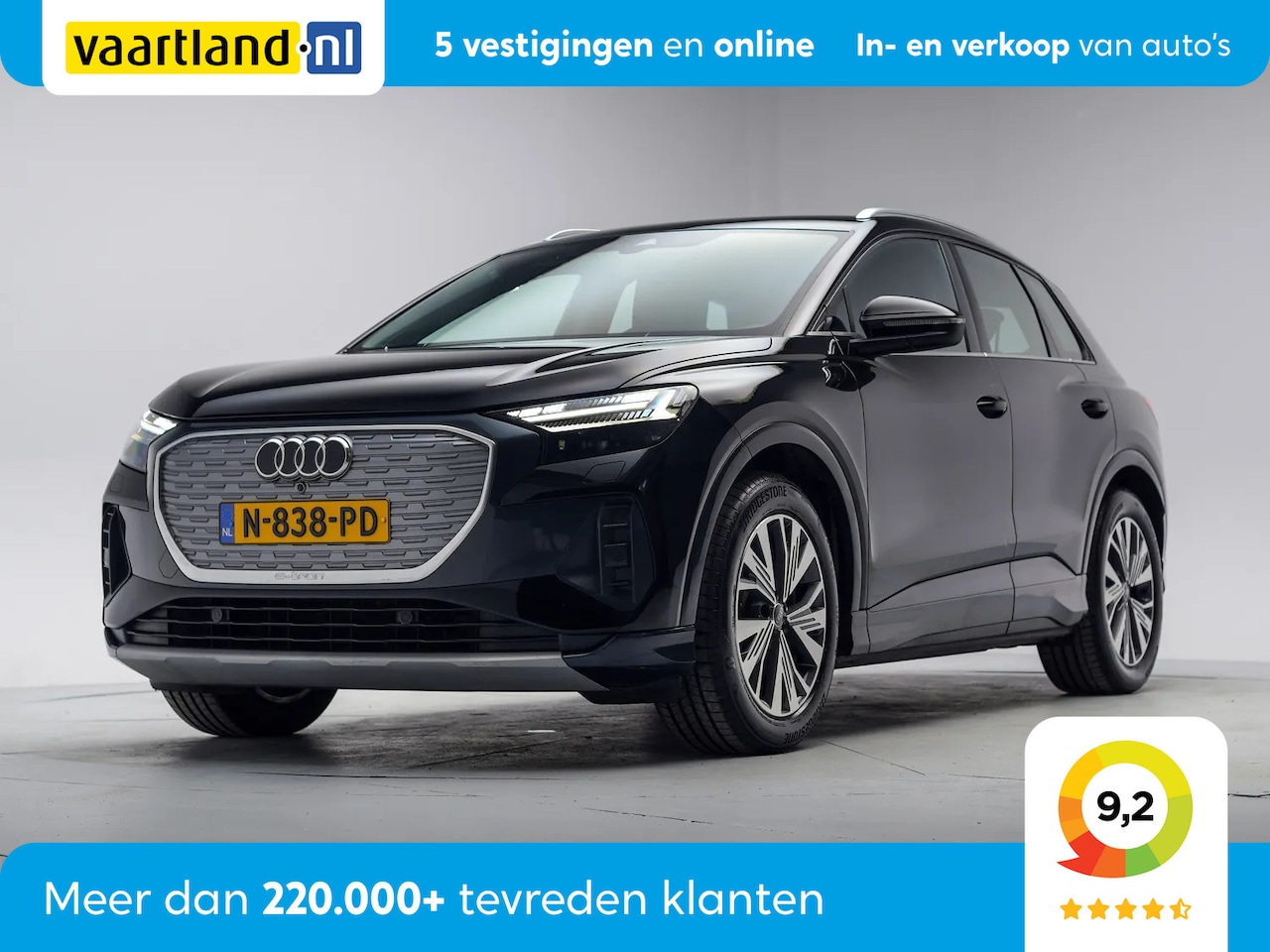 Audi Q4 e-tron - 40 Advanced Sport 3-Fase [ LED Virtual Sportstoelen Stoelverwarming ] - AutoWereld.nl