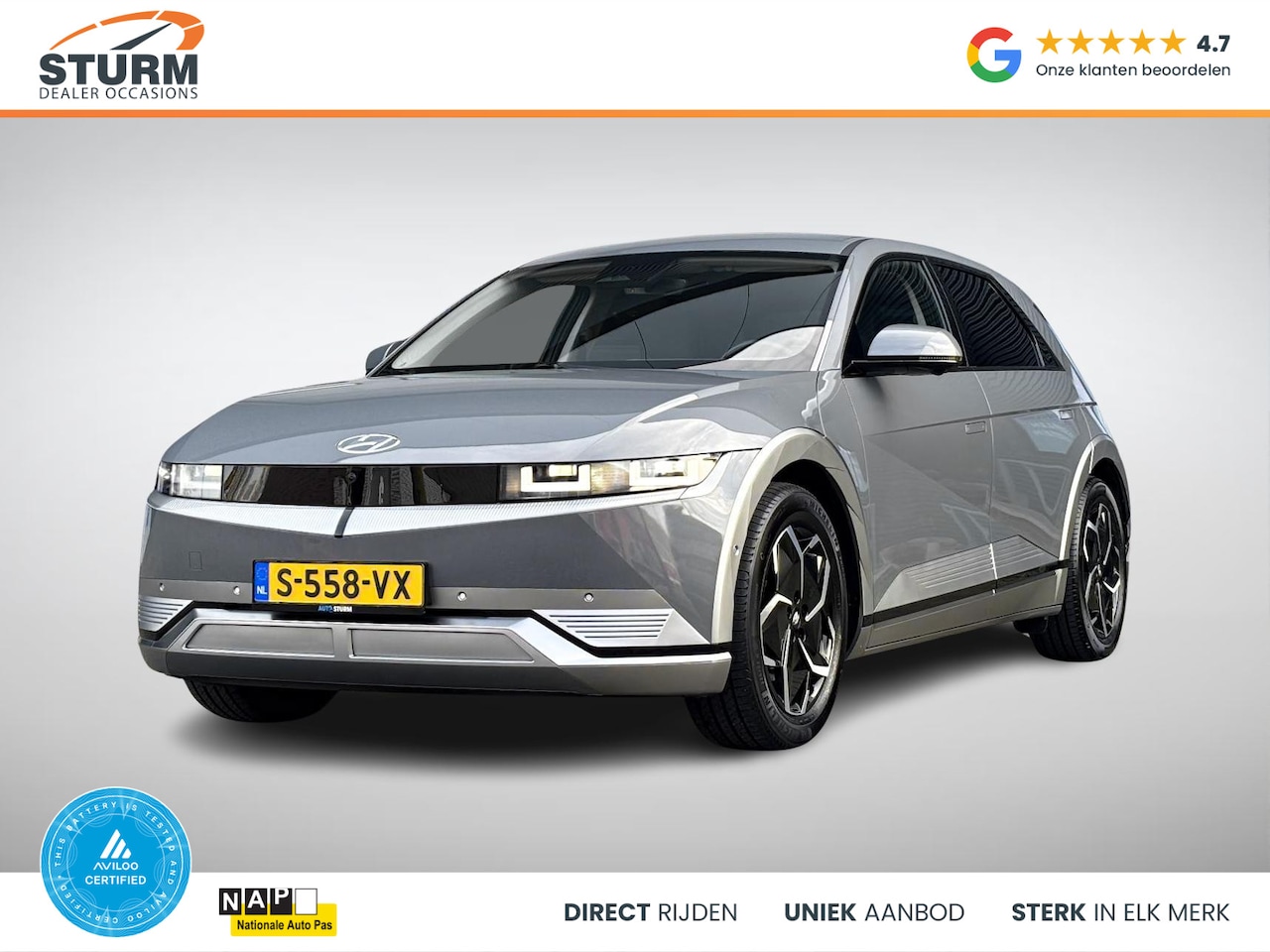 Hyundai IONIQ 5 - Lounge 77.4 kWh SoH 98% incl. Trekhaak Afneembaar! - AutoWereld.nl