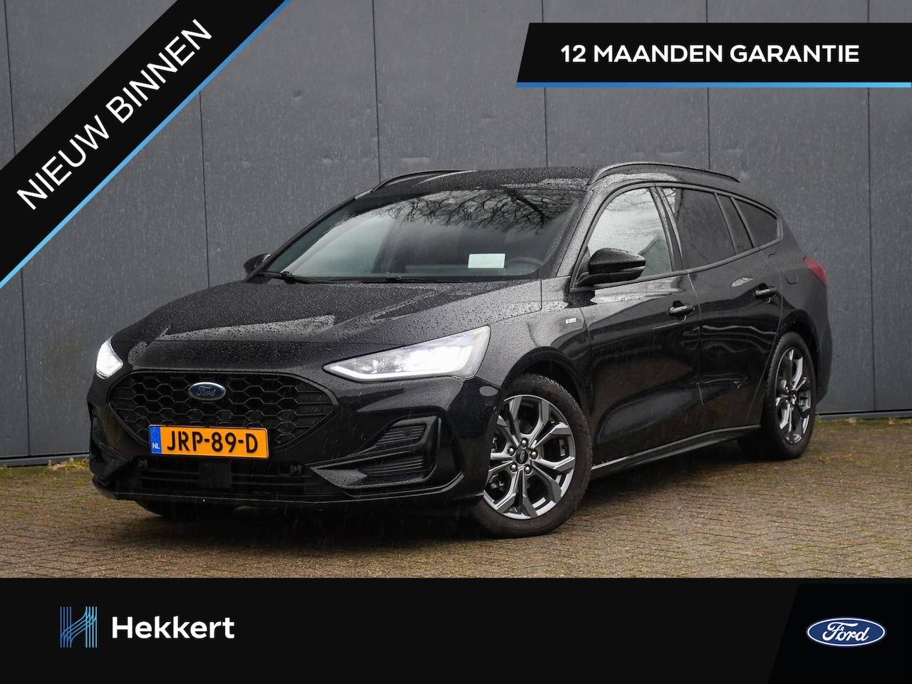 Ford Focus Wagon - ST Line X 1.0 EcoBoost Hybrid 155pk Automaat DODE HOEK | WINTER PACK | HUD | 17''LM | ADAP - AutoWereld.nl