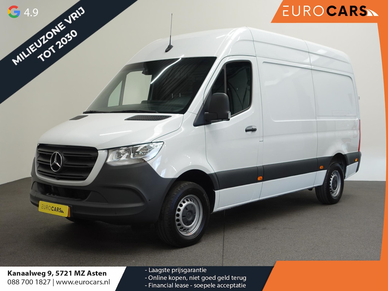 Mercedes-Benz Sprinter - 315 CDI Aut 9G-Tronic L2H2 PRO Airco MBUX Navi Adaptive Cruise Control Leder PDC VA + Came - AutoWereld.nl