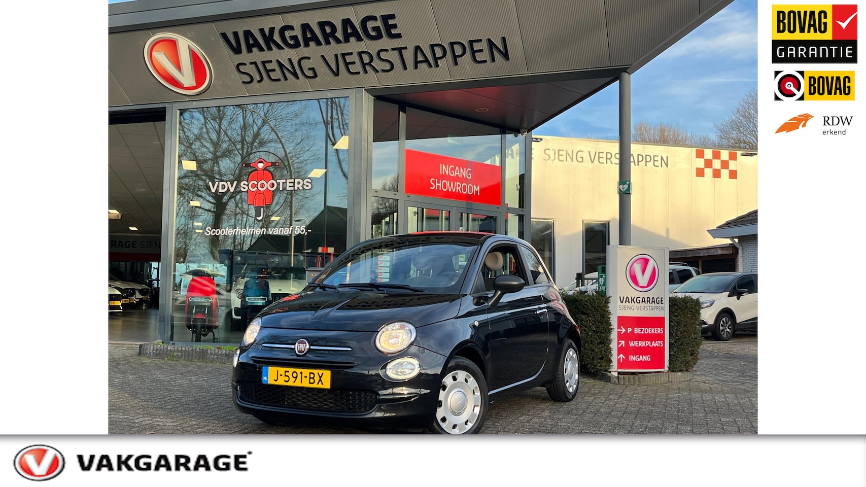 Fiat 500 - 1.0 Hybrid Pop Bovag rijklaarprijs ! - AutoWereld.nl