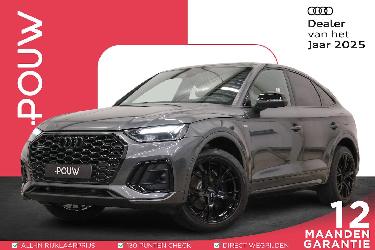 Audi Q5 Sportback - 50 TFSIe 299pk PHEV S Edition | Panoramadak | Trekhaak Wegklapbaar | Ambient Verlichting | - AutoWereld.nl