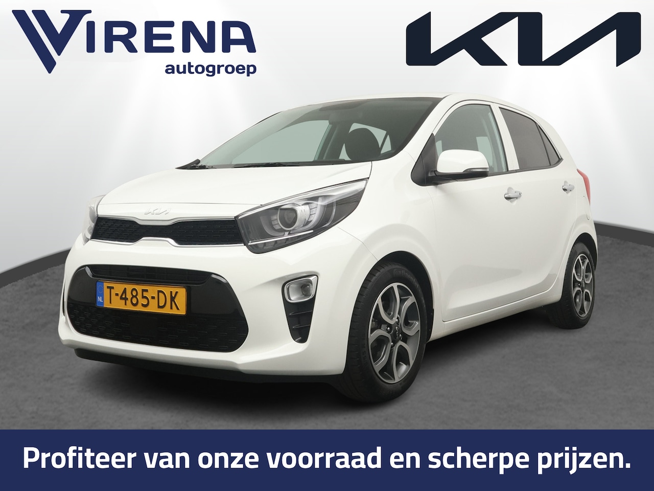 Kia Picanto - 1.0 DPi DynamicPlusLine - Achteruitrij camera - Cruise control - Keyless entry - Navigatie - AutoWereld.nl