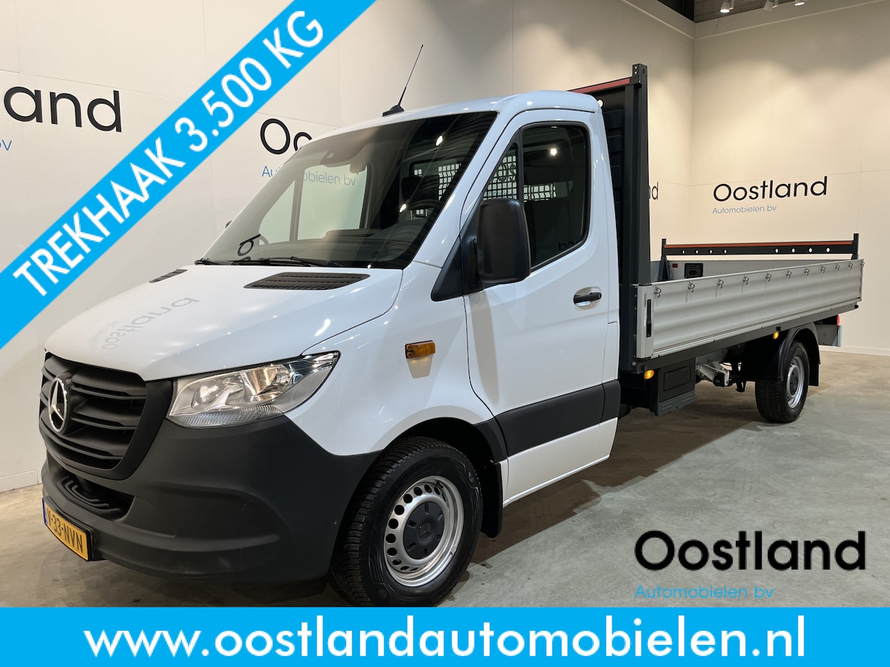 Mercedes-Benz Sprinter - 317 CDI L3 RWD Automaat Open Laadbak / Euro 6 / Trekhaak 3500 KG / Airco / Cruise Control - AutoWereld.nl