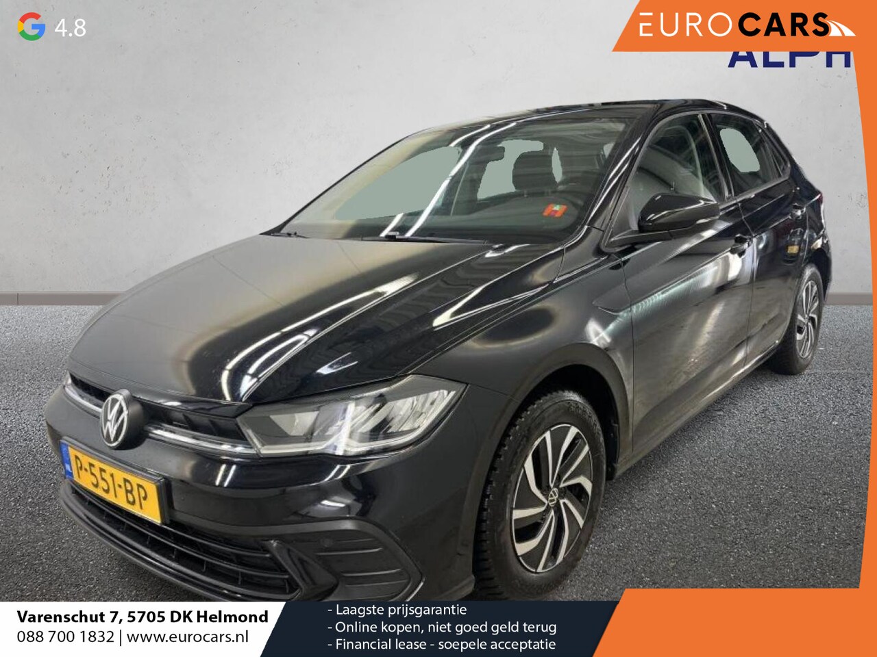 Volkswagen Polo - 1.0 TSI Life Navigatie Apple Carplay/Android Auto Cruise Control Virual Cokpit Full Led Li - AutoWereld.nl