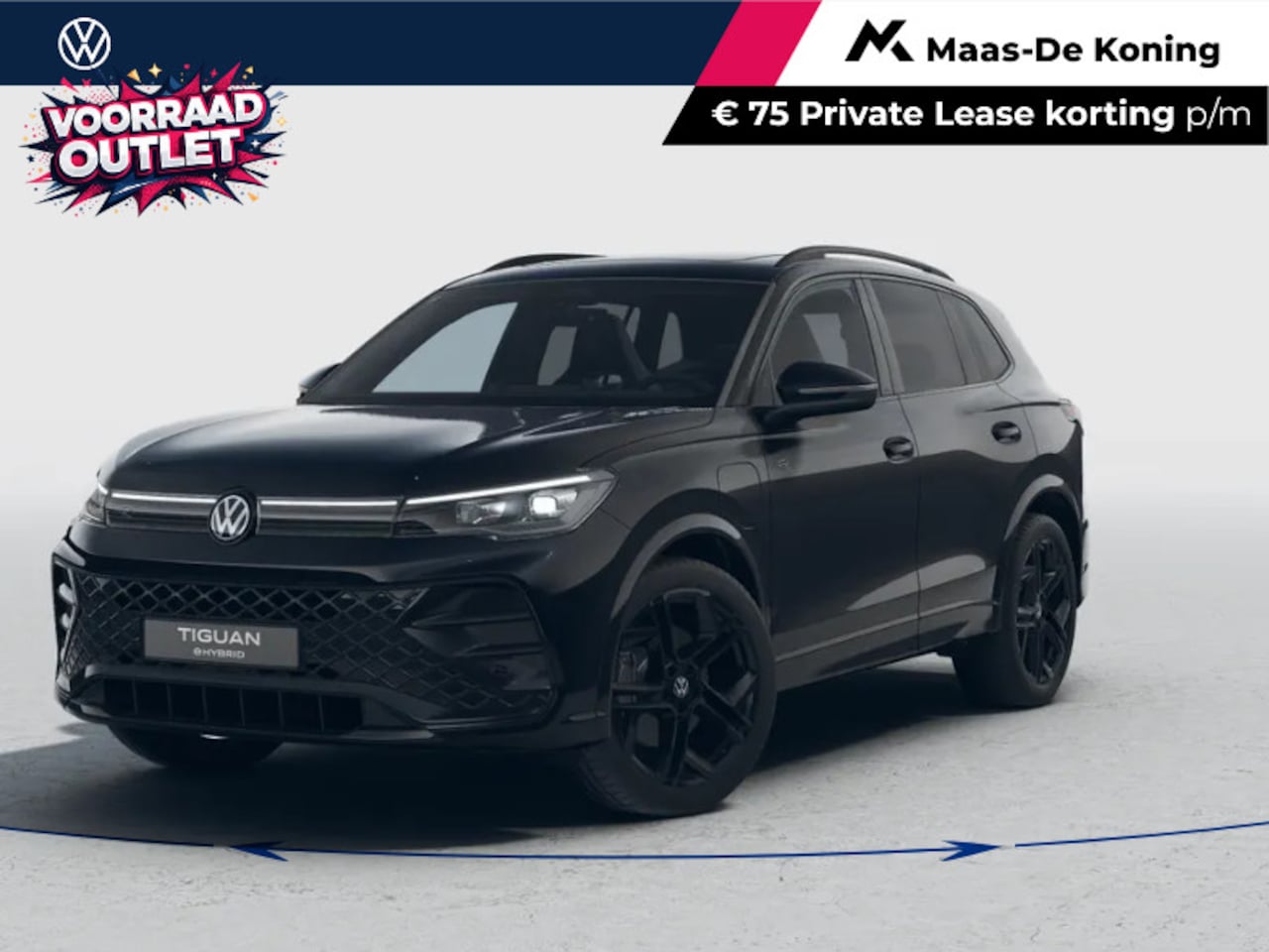 Volkswagen Tiguan - R-Line Edition 1.5 eHybrid 272 pk 6 versn. DSG · Black Style Pakket · Comfort Pakket · Tre - AutoWereld.nl