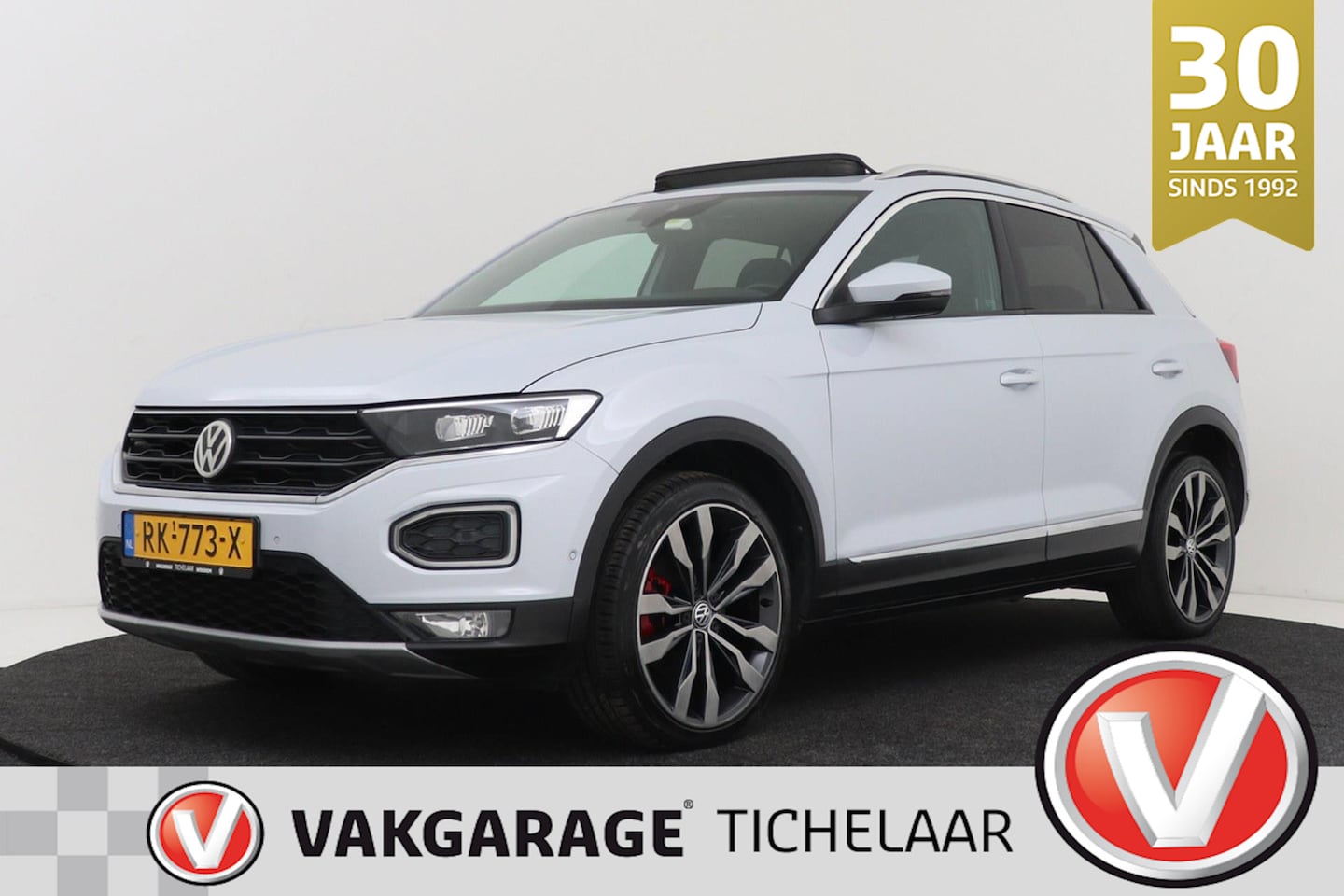 Volkswagen T-Roc - 2.0 TSI 4Motion Sport | Panoramadak | Org NL | 190 PK | 1700 KG Trekgewicht | CarPlay | Ad - AutoWereld.nl