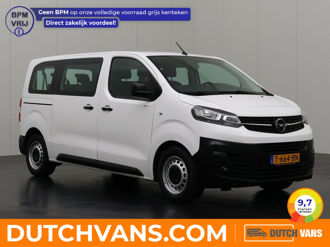 Opel Vivaro Combi - 120PK XL Personenbus | 9-Persoons | € 24950,-- incl BTW/BPM | Airco | Cruise - AutoWereld.nl