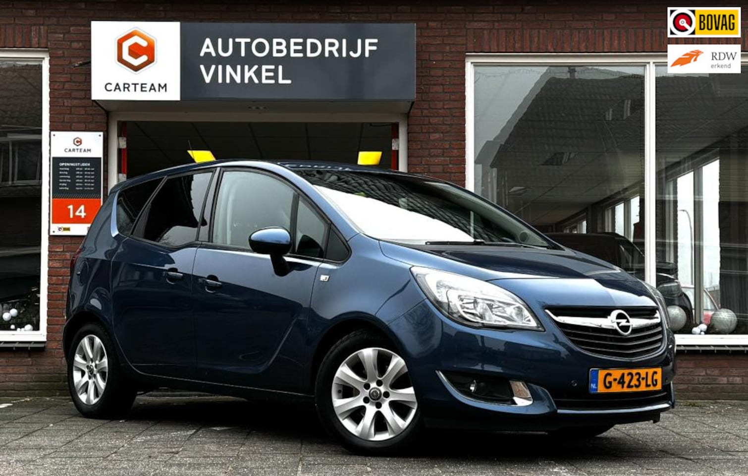 Opel Meriva - 1.4 Turbo Cosmo *Trekhaak*bluetooth*parkeersen.*Automaat* - AutoWereld.nl