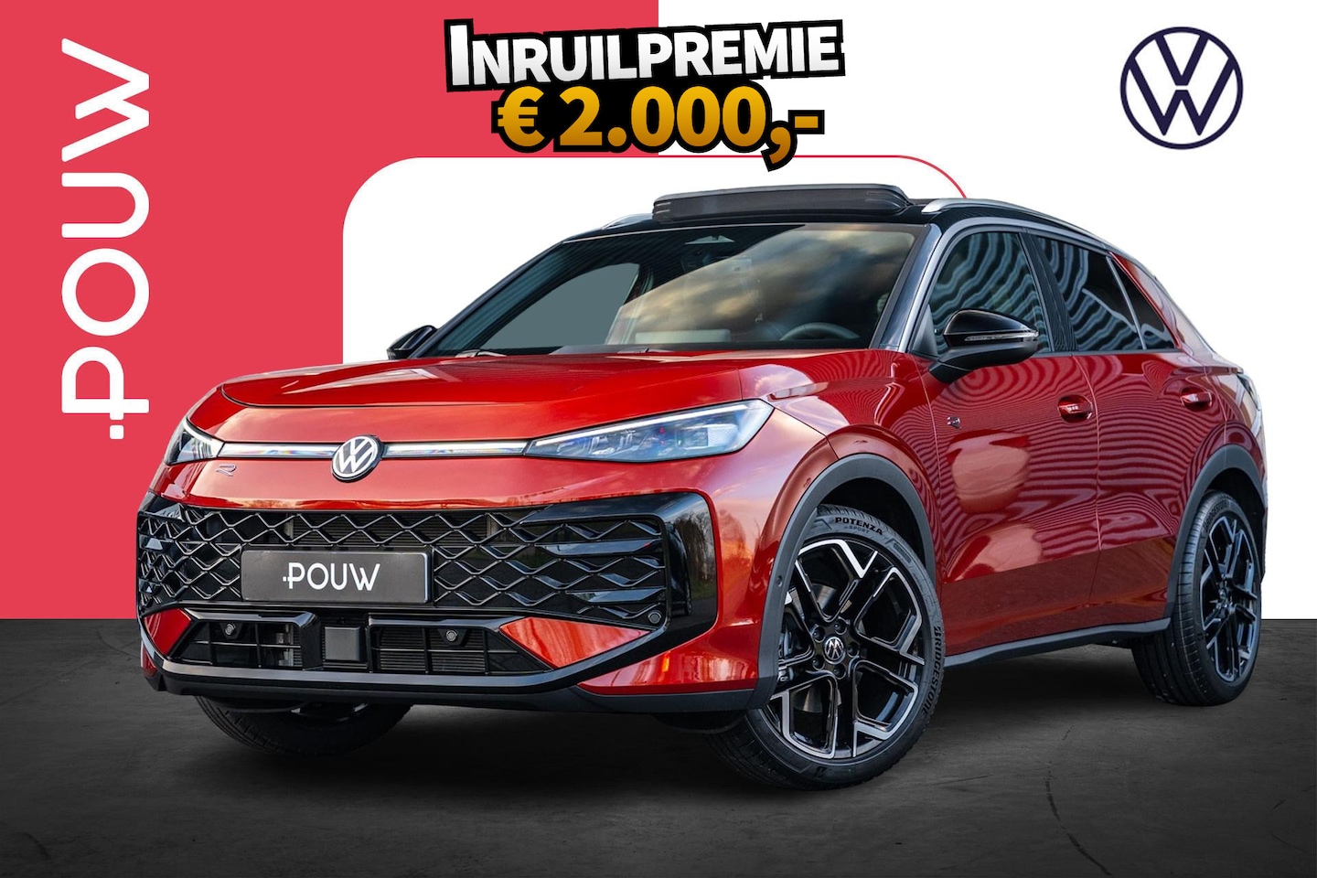 Volkswagen T-Roc - 1.5 eTsi 150pk DSG R-Line First Edition | Panoramadak | Trekhaak - AutoWereld.nl