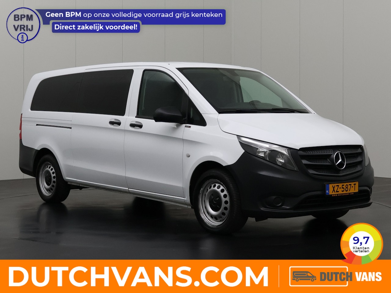 Mercedes-Benz Vito - 114BlueTEC 7G-Tronic Automaat Personenbus | 9-Persoons | Extra Lang | Prijs incl BTW € 24. - AutoWereld.nl