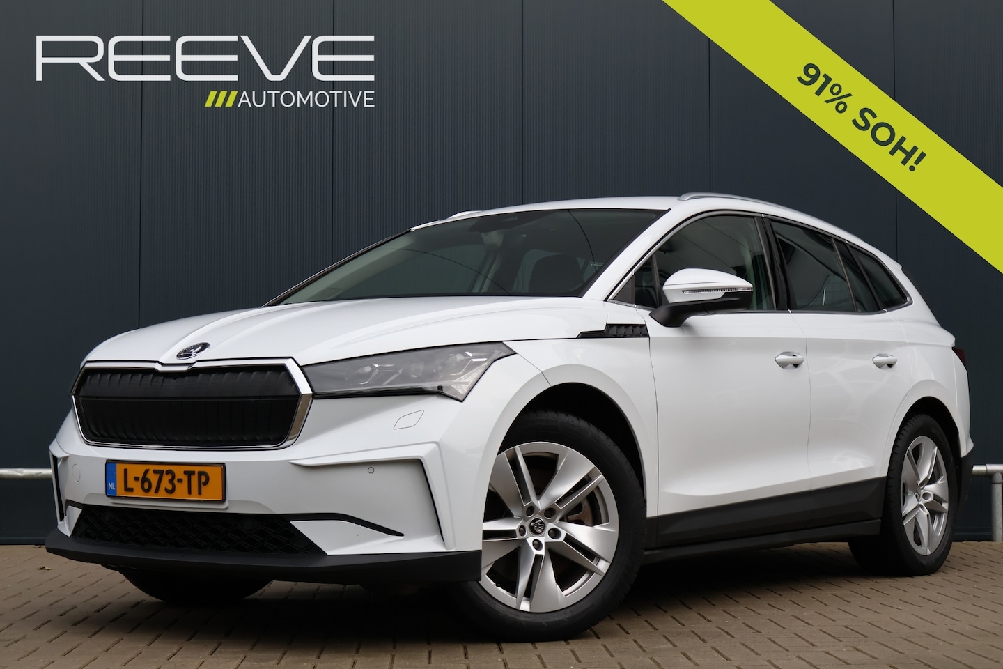 Skoda Enyaq iV - 80 | Elektr. Trekhaak | Crystal Light | Warmtepomp | Camera | Half leer | Stuuverwarming - AutoWereld.nl