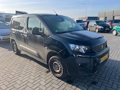 Peugeot Partner - 1.6 BlueHDI Zwart Airco schuifdeur 3 persoons 2019