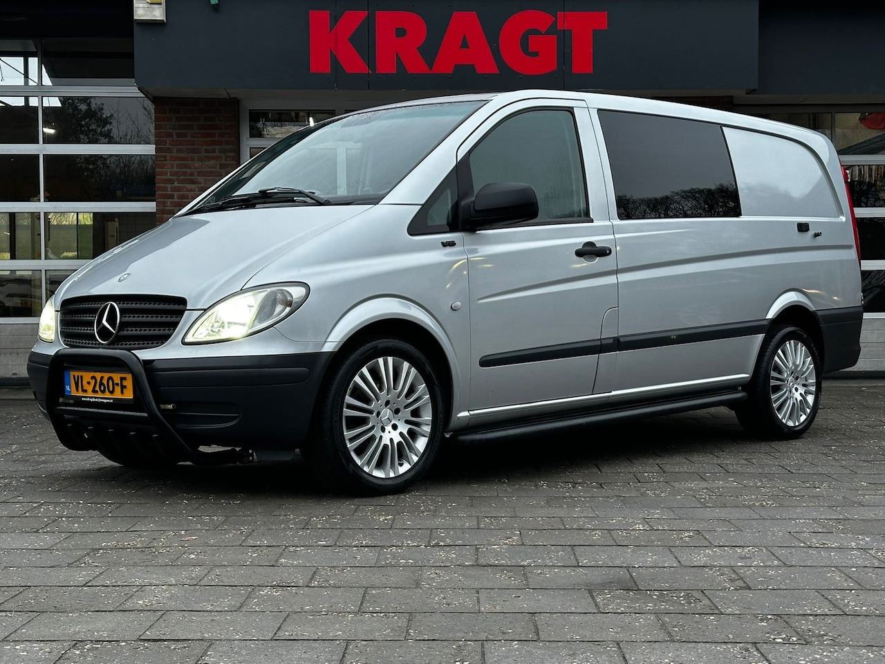 Mercedes-Benz Vito - 120 CDI 320 Lang|MARGE|DUBBELCABINE,|AUTOMAAT|airco|cruise|navi|achteruitrijcamera|stoelve - AutoWereld.nl