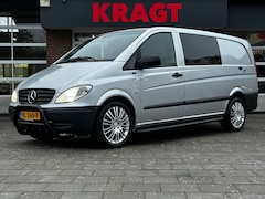 Mercedes-Benz Vito - 120 CDI 320 Lang|MARGE|DUBBELCABINE|AUTOMAAT|airco|cruise|navi|achteruitrijcamera|stoelver