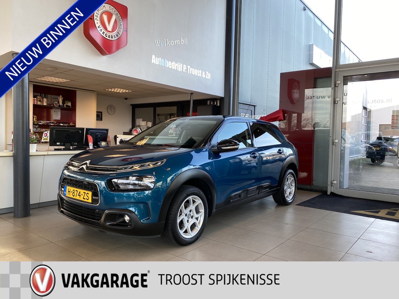 Citroën C4 Cactus - 1.2 PureTech Feel 1.2 PureTech Feel,Navigatie,Achteruitrijcamera,Bleutooth,Keyless,Digitaaldasbord,V&A Senso - AutoWereld.nl