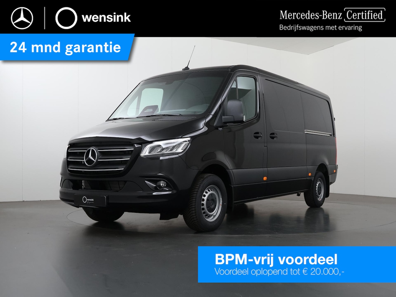 Mercedes-Benz Sprinter - 319 CDI L2 H1 RWD Select | DUBBELE SCHUIFDEUR | Geveerde Stoel | DISTRONIC |  3500 KG AHW - AutoWereld.nl