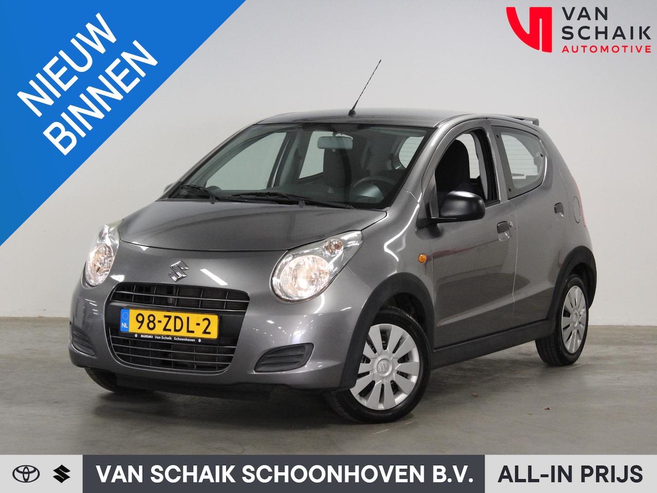 Suzuki Alto - 5d 1.0 Comfort automaat | Van Schaik geleverd & onderhouden | 2e eigenaar | Airco | Parkee - AutoWereld.nl