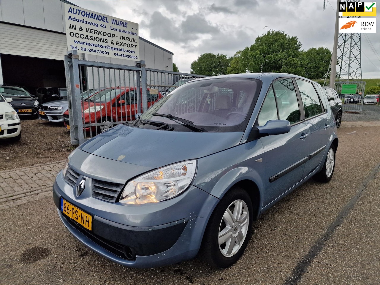 Renault Scénic - 2.0-16V Expression Luxe/Automaat/Apk15-5-2026 - AutoWereld.nl