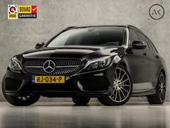 Mercedes-Benz C-klasse Estate - 180 AMG Sport 157Pk Automaat (PANORAMADAK, NAVIGATIE, CAMERA, ELEK SPORTSTOELEN, ZWART HEM