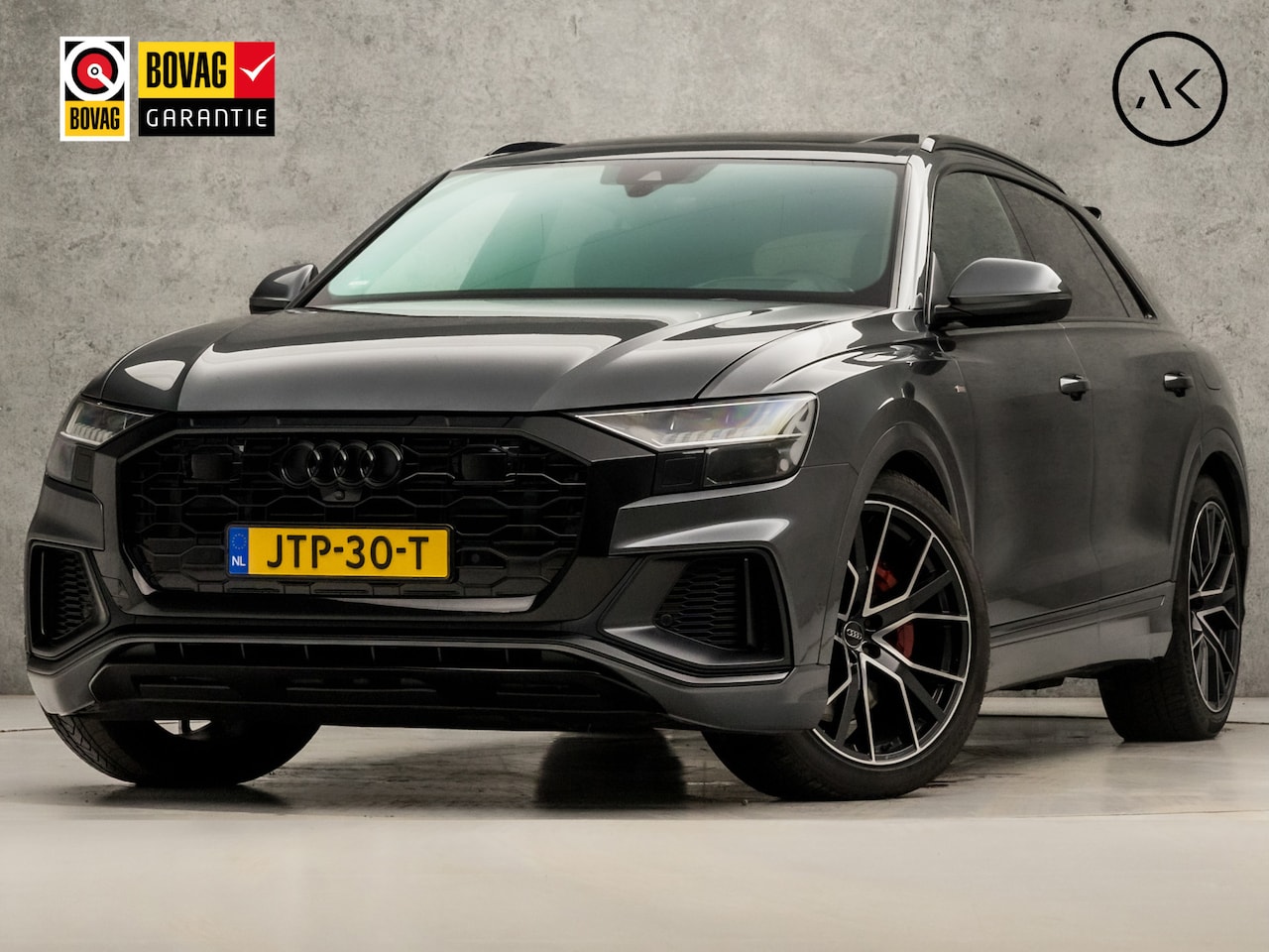 Audi Q8 - 55 TFSI e quattro S-Line Sport 381Pk Automaat (PANORAMADAK, LUCHTVERING, HEAD-UP DISPLAY, - AutoWereld.nl