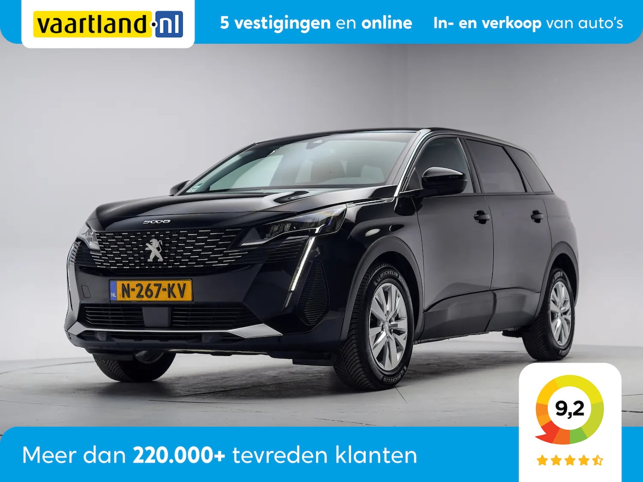 Peugeot 5008 - 1.2 PureTech Active 7-Pers. Aut. Nieuw model! [ I-cockpit LED Navi Camera ] - AutoWereld.nl
