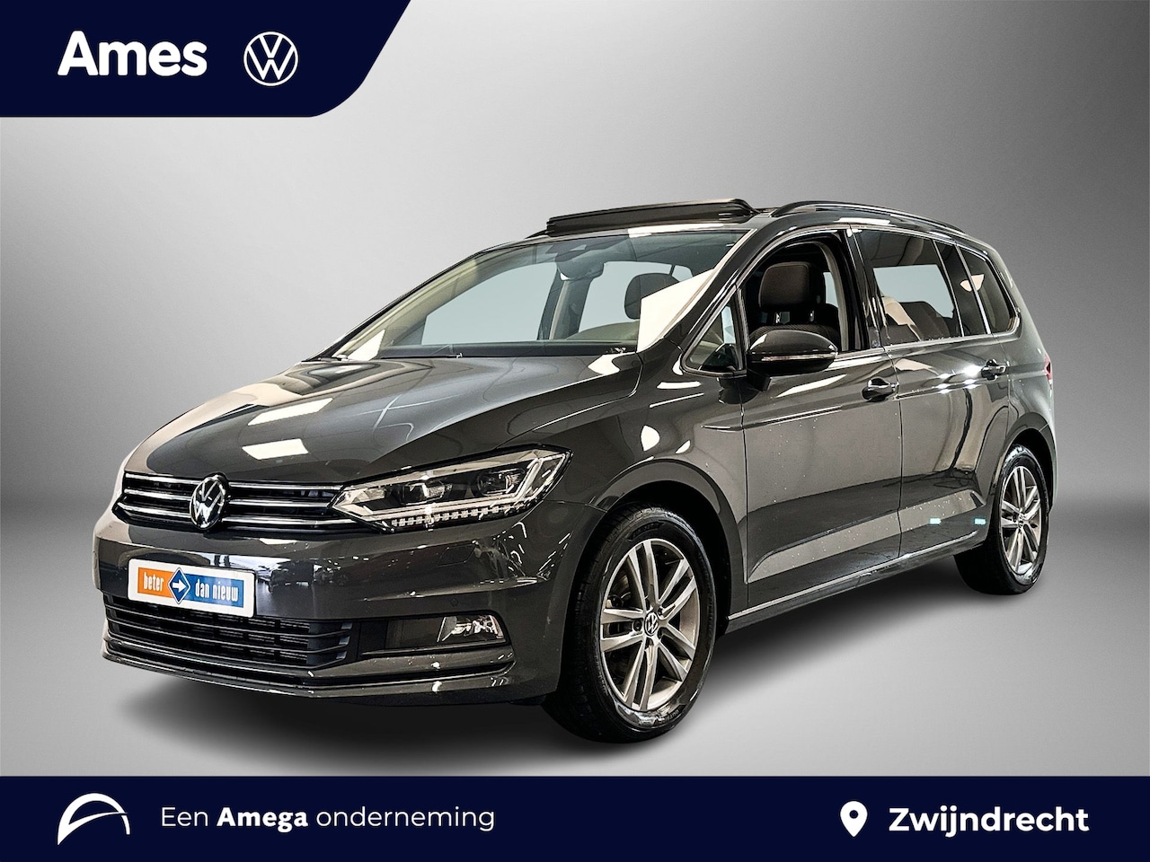 Volkswagen Touran - 1.5 150pk TSI Highline 7p Navigatie 'Discover Media' | Velgen 'Salvador', 17 inch lichtmet - AutoWereld.nl