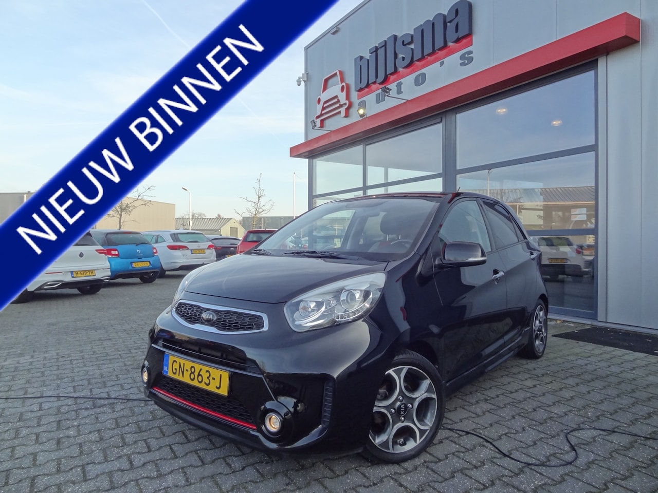 Kia Picanto - 1.2 CVVT SportsLine | NL-AUTO | CRUISE | LMV | CLIMATE | STOELVERWARMING | - AutoWereld.nl