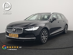 Volvo V90 - T6 AWD Long Range Plus Bright Plug In Hybrid 350pk Dealer O.H. PHEV | Trekhaak Af Fabriek