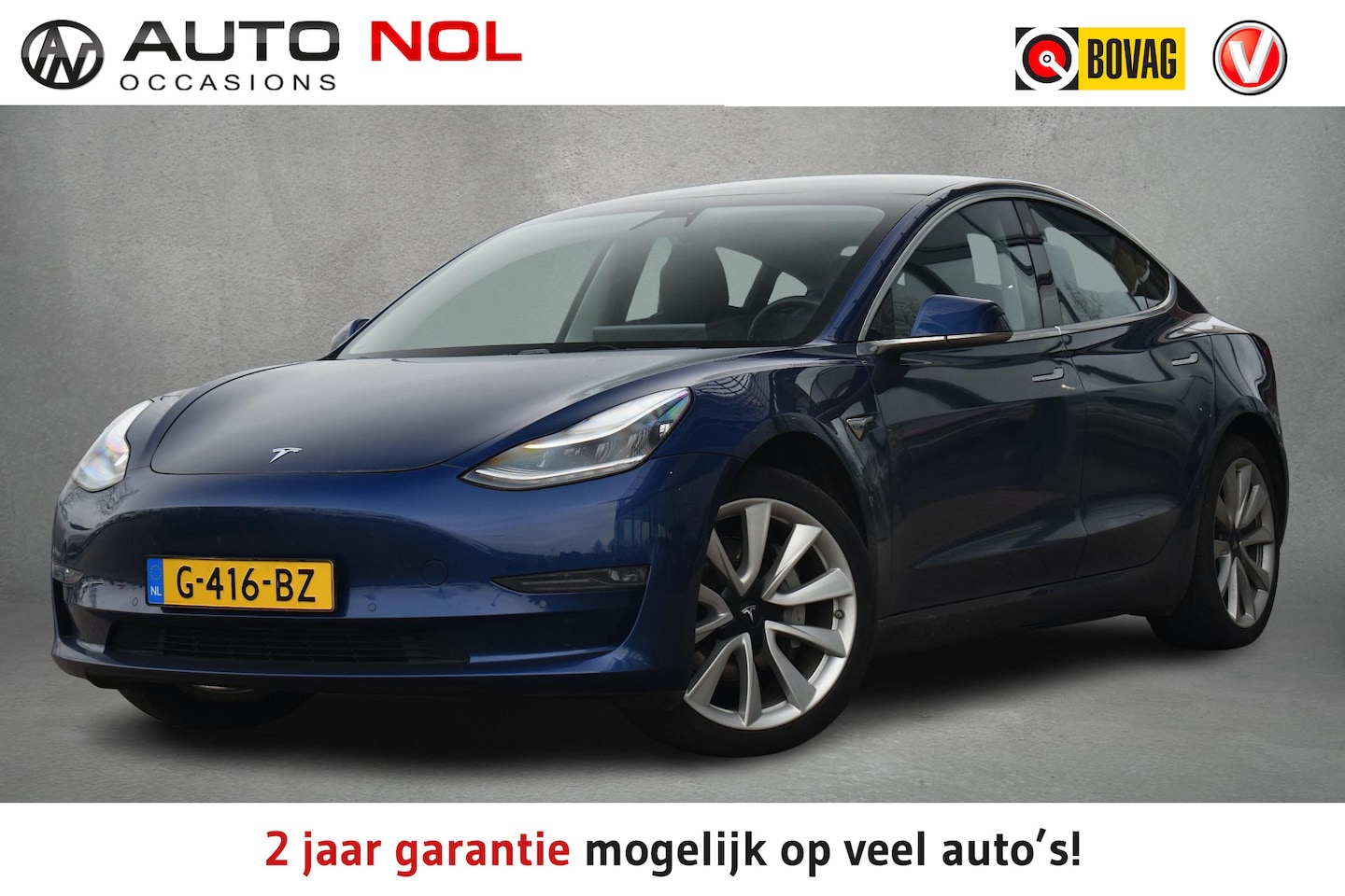 Tesla Model 3 - Standard RWD Plus 60 kWh | SoH 91,4 | AutoPilot | 19” LM Velgen | - AutoWereld.nl