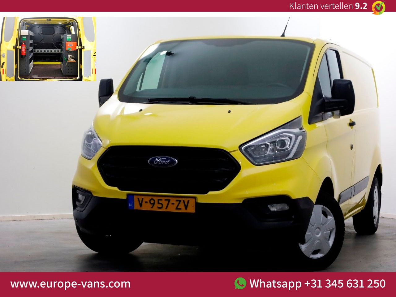Ford Transit Custom - 2.0 TDCI E6 L1H1 Trend Airco/Inrichting 06-2019 - AutoWereld.nl