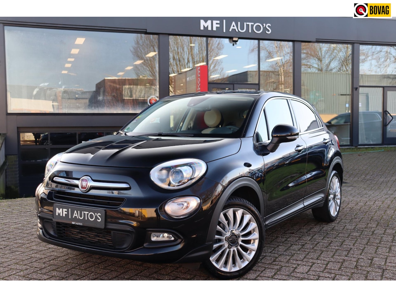 Fiat 500 X - 1.4 Turbo MultiAir Lounge|Navi|Xenon|PDC|Lane|Clima|Cruise|Keyless - AutoWereld.nl