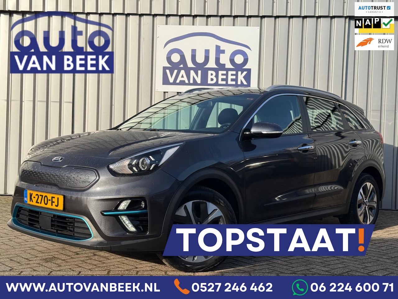 Kia e-Niro - DynamicLine 64 kWh|Cam|3fase|Stoelverw. - AutoWereld.nl