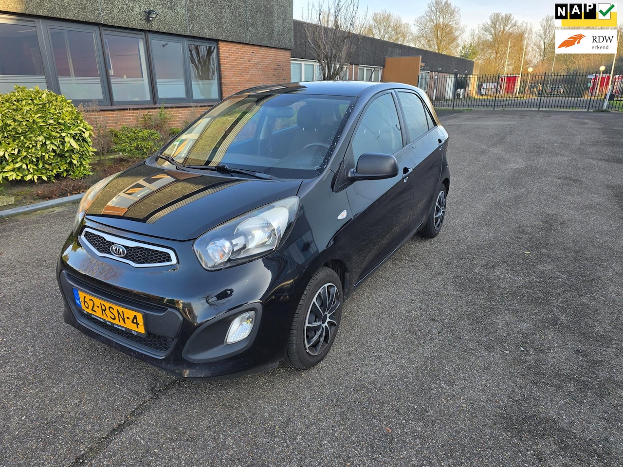 Kia Picanto - 1.0 CVVT Airco boekjes nap navi - AutoWereld.nl