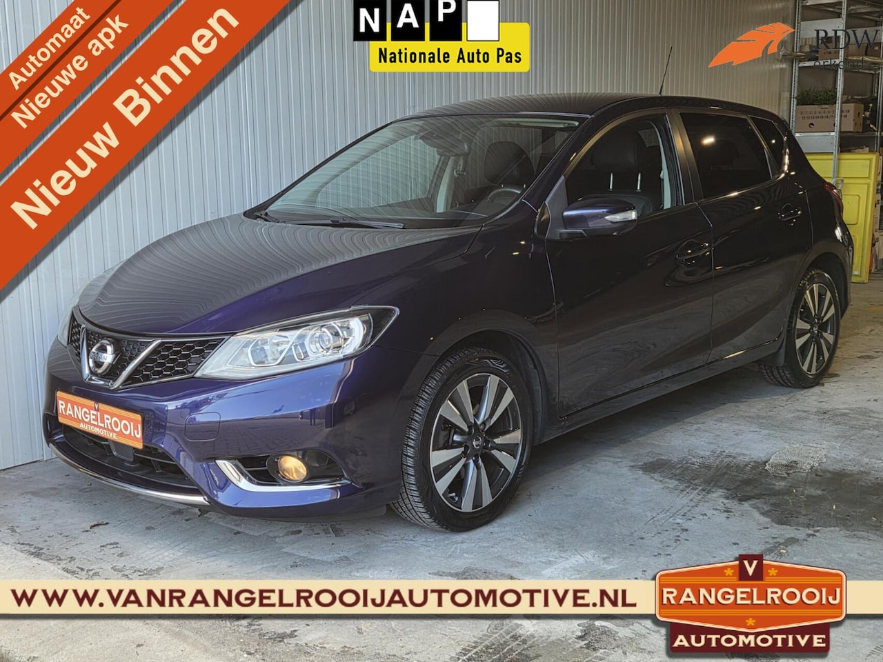 Nissan Pulsar - 1.2 DIG-T Tekna Aut., trekh., leer, 360 cam., stoelverw. - AutoWereld.nl