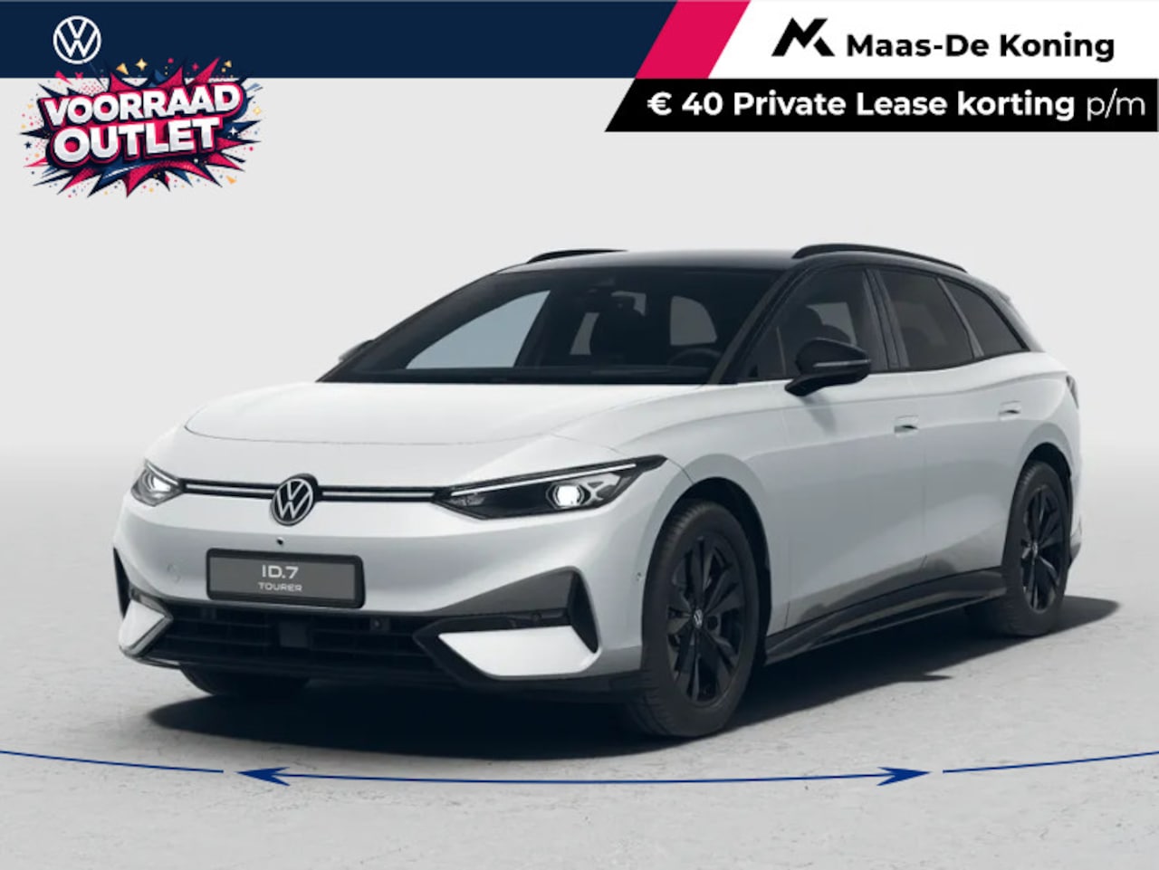 Volkswagen ID.7 Tourer - Limited Edition 77 kWh accu 286 pk · Draadloze telefoonlader · Achteruitrijcamera · Multif - AutoWereld.nl