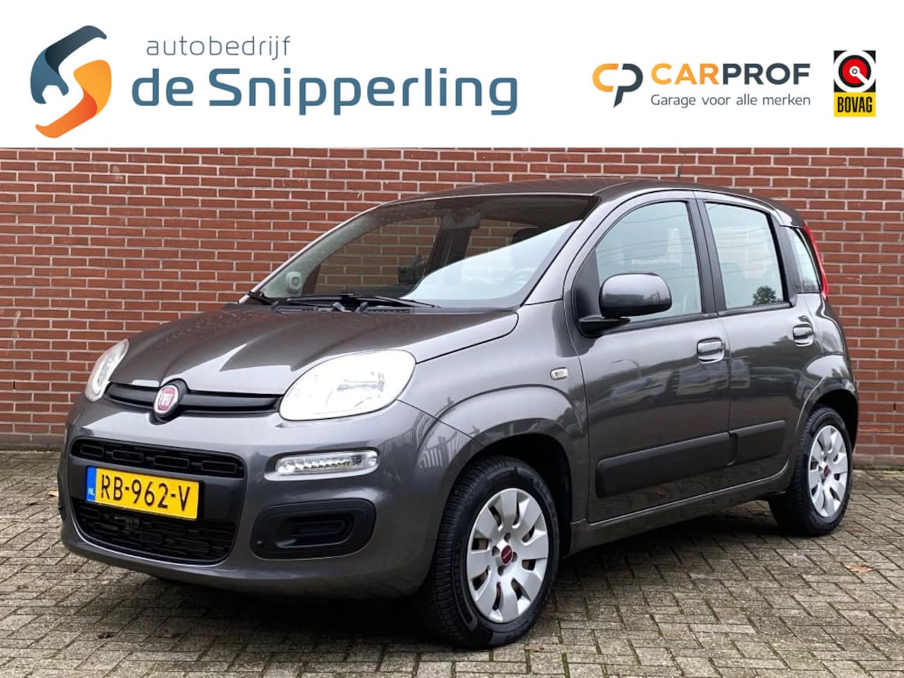 Fiat Panda - 0.9 TWINAIR LOUNGE AUTOMAAT AIRCO TREKHAAK BLUETOOTH - AutoWereld.nl