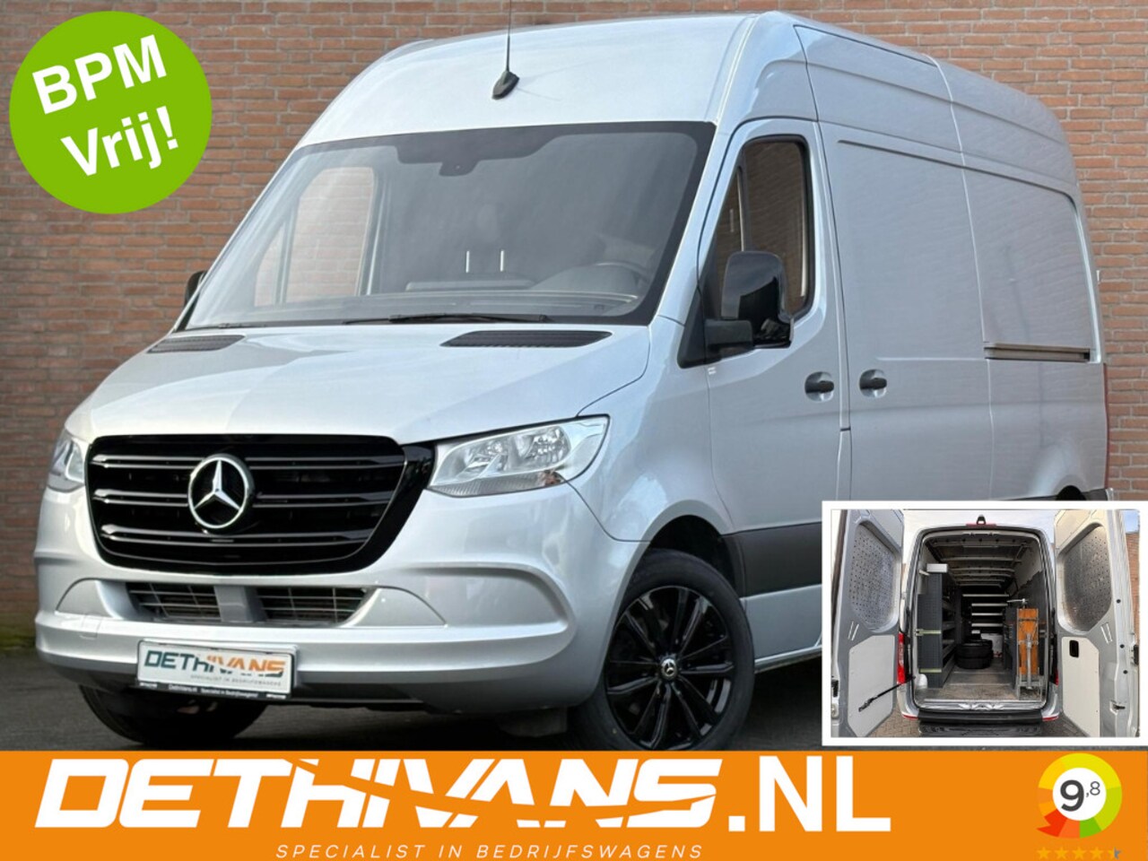 Mercedes-Benz Sprinter - 314CDI 143PK L2H2 9G-Tronic / Inrichting / Servicebus - AutoWereld.nl