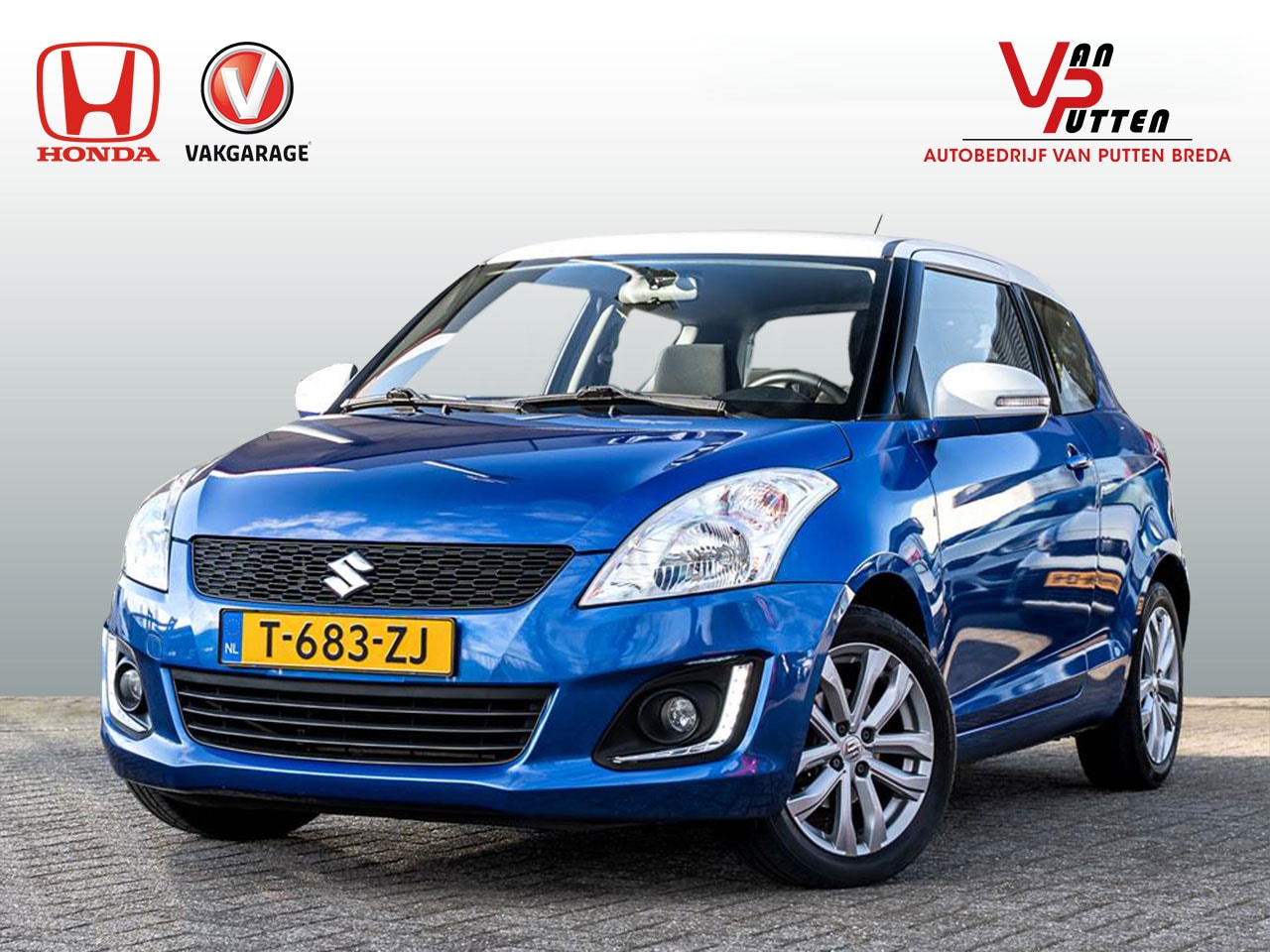 Suzuki Swift - 1.2 3D Comfort | Unieke Two-Tone kleur | Volledig onderhouden | Navigatie | Led dagrijverl - AutoWereld.nl