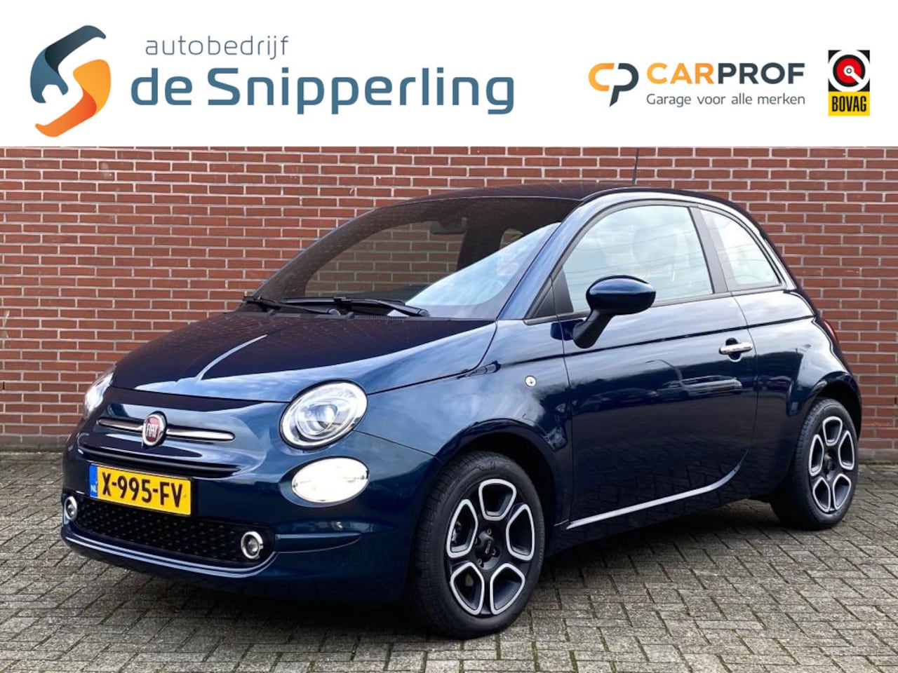 Fiat 500 - 1.0 HYBRID CLUB CLIMA CRUISE CONTROL CARPLAY PDC - AutoWereld.nl