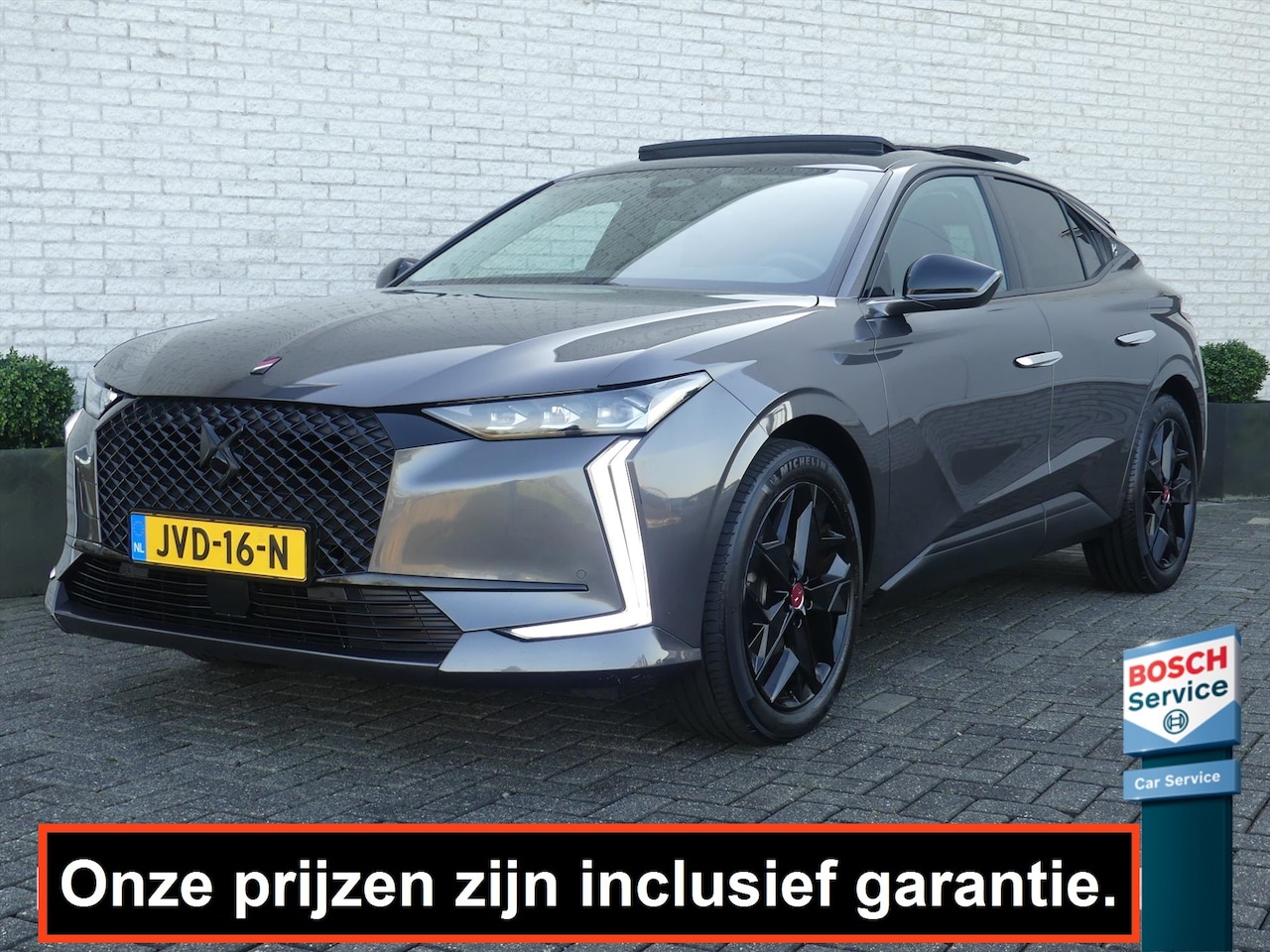 DS 4 - PERFORMANCE LINE + 1.2 130PK AUTOMAAT PANO.DAK/CAMERA/ADAP.CRUISE/STOEL+STUURVERW. - AutoWereld.nl