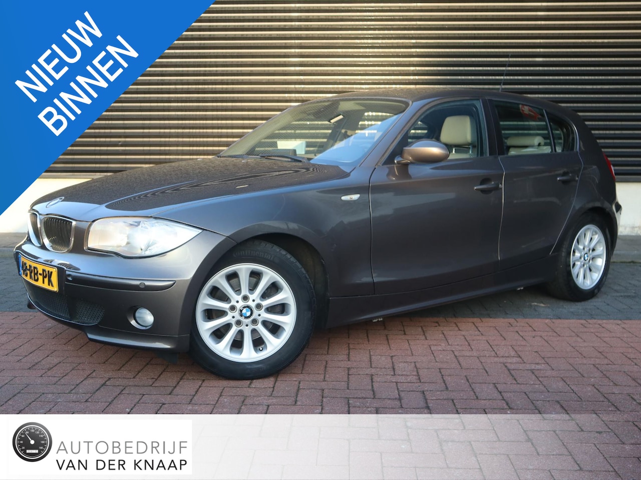 BMW 1-serie - 120i High Executive | Clima | Cruise | Multimedia/Navi | Schuif-/kanteldak |Leder | PDC | - AutoWereld.nl