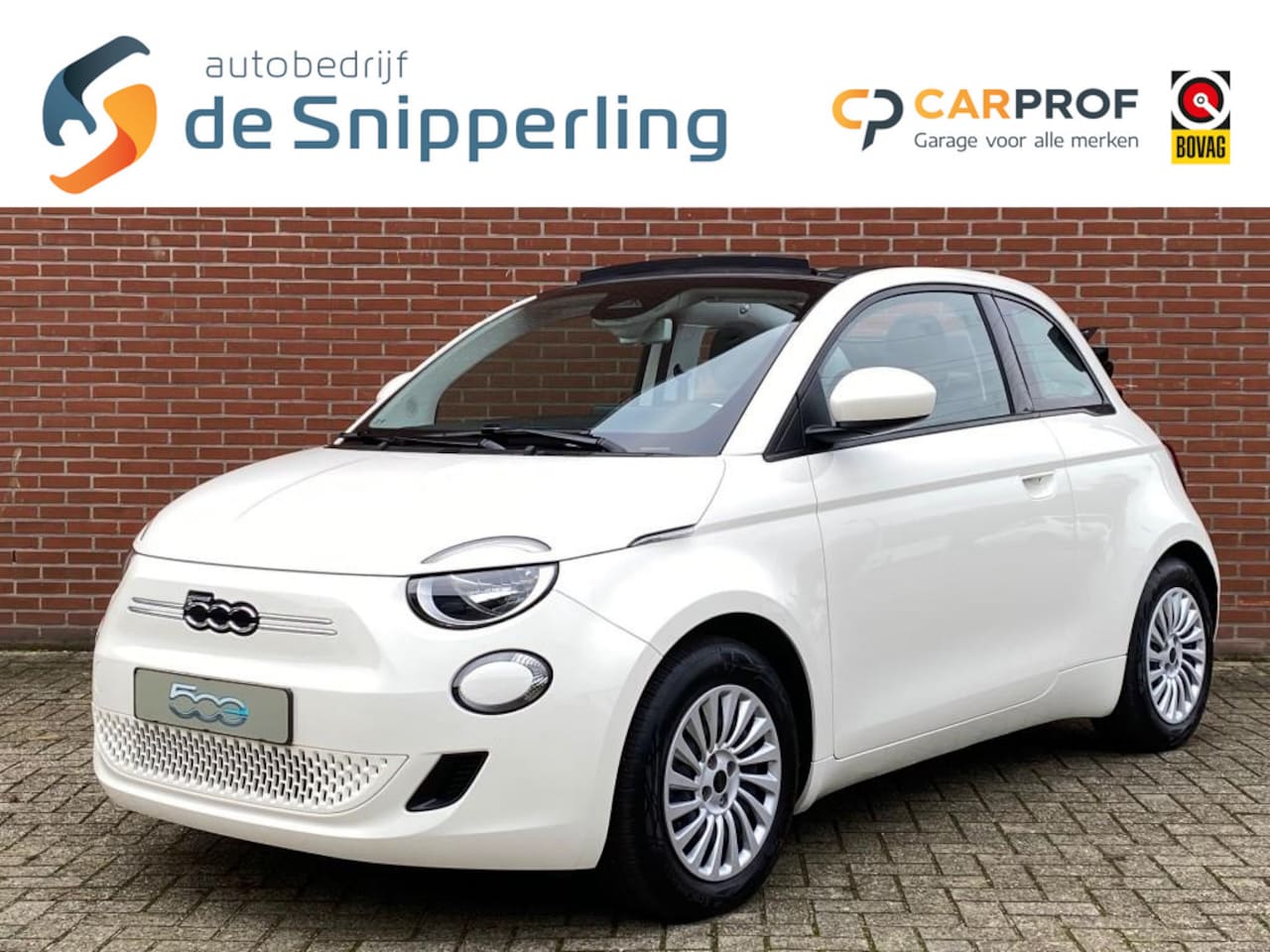 Fiat 500e - 42 KWH CABRIO CLIMA CARPLAY CRUISE DAB - AutoWereld.nl