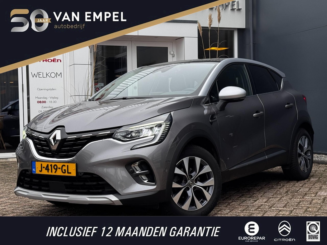 Renault Captur - 1.3 TCe 130 Intens | Schuifdak | Automaat | Camera Rondom | Adaptive Cruise | Stoelverwarm - AutoWereld.nl