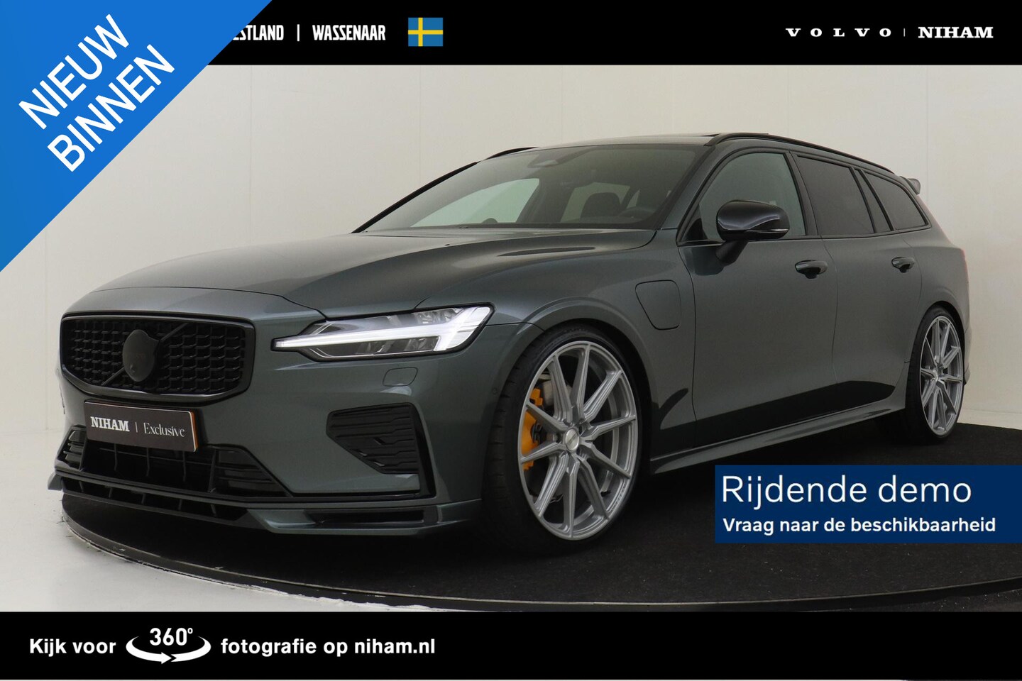 Volvo V60 - T6 AWD ULTRA DARK *HEICO EDITION* 21 INCH VOSSEN HF-3 VELGEN|BOWERS&WILKINS|HEICO UITAALTS - AutoWereld.nl