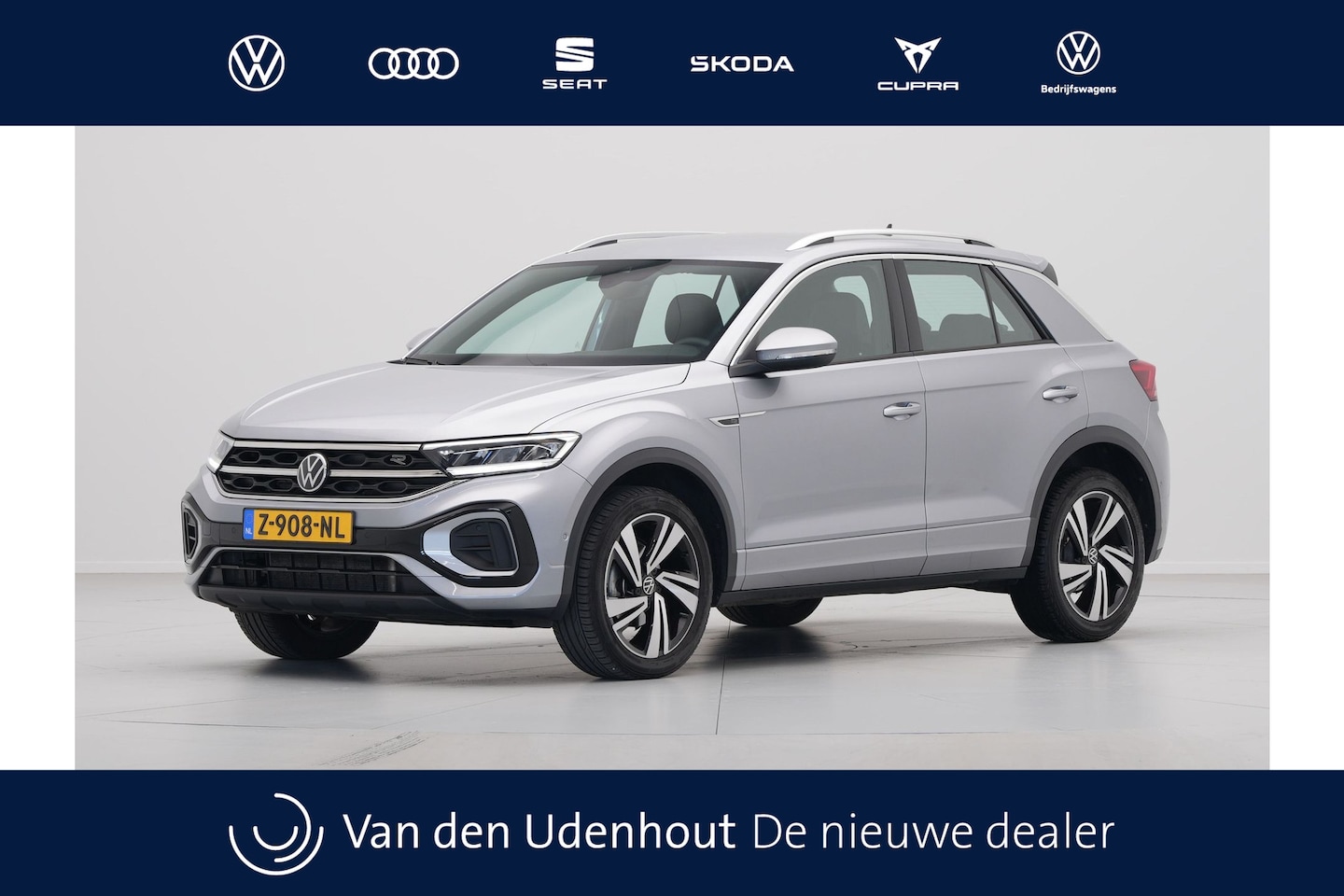 Volkswagen T-Roc - 1.5 TSI 150pk DSG R-Line Navi via App Clima Pdc Lm Velgen - AutoWereld.nl