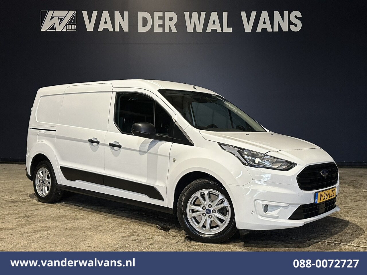 Ford Transit Connect - 1.5 EcoBlue 100pk L2H1 Euro6 Airco | Camera | Navigatie | Apple Carplay | Trekhaak LM Velg - AutoWereld.nl